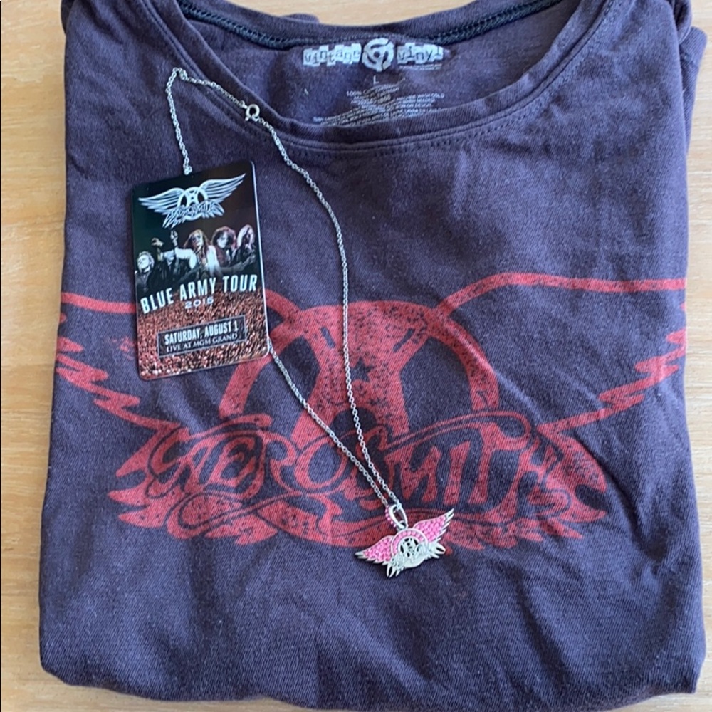 Aerosmith T-shirt/concert Bundle